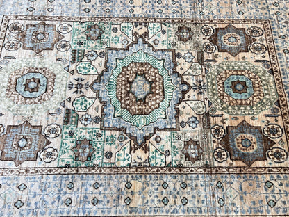 Transitional Mamluk 3'3"x4'11" Area Rug