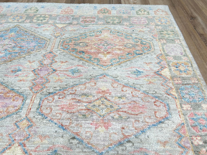 Geometric Oushak 3'11"x5'11" Area Rug
