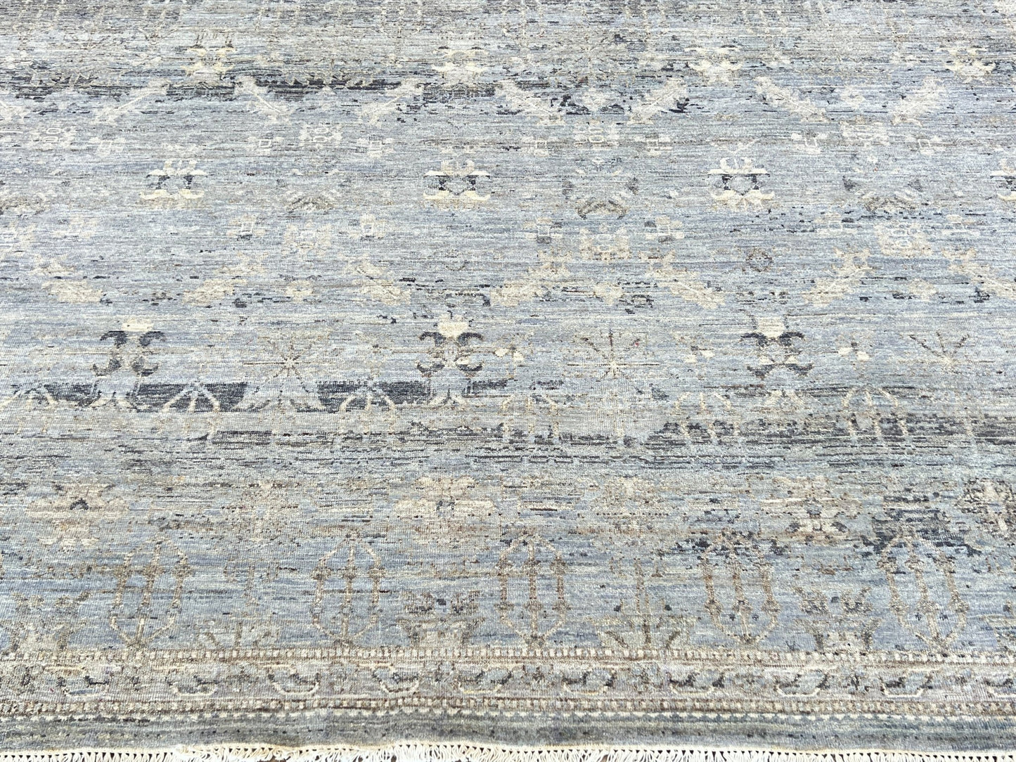 Vintage Look Oushak 9'1"x12'0" Area Rug