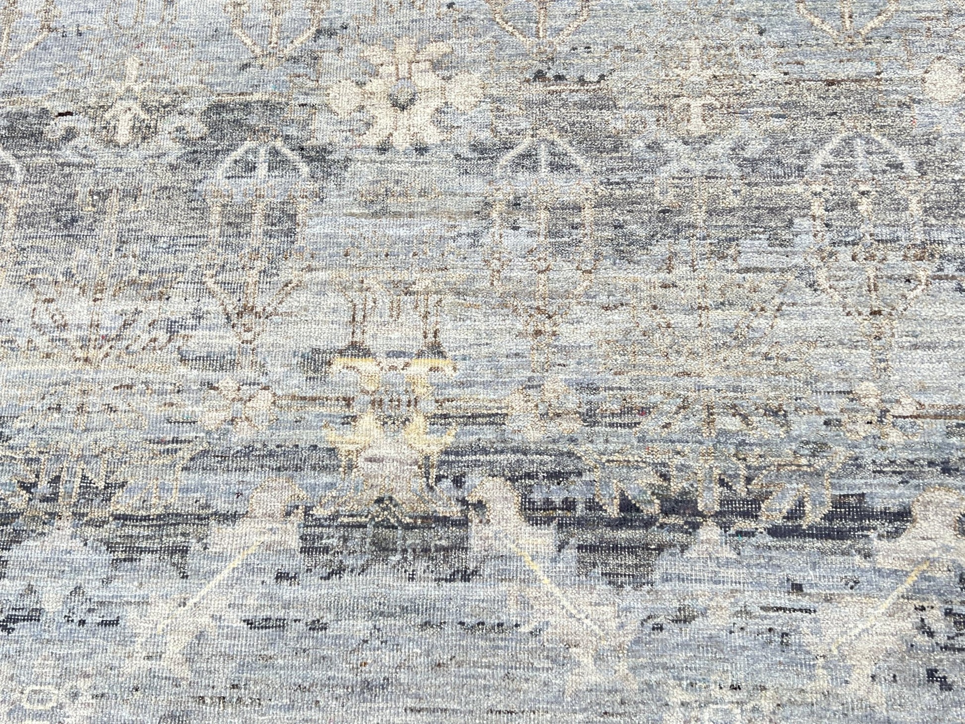Vintage Look Oushak 9'1"x12'0" Area Rug