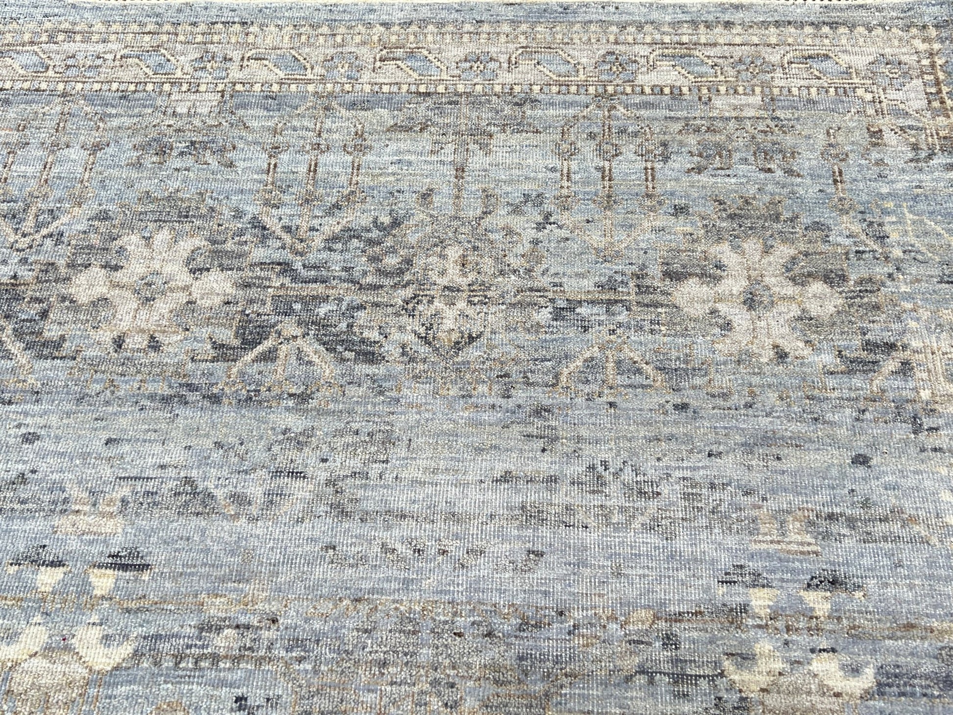 Vintage Look Oushak 9'1"x12'0" Area Rug