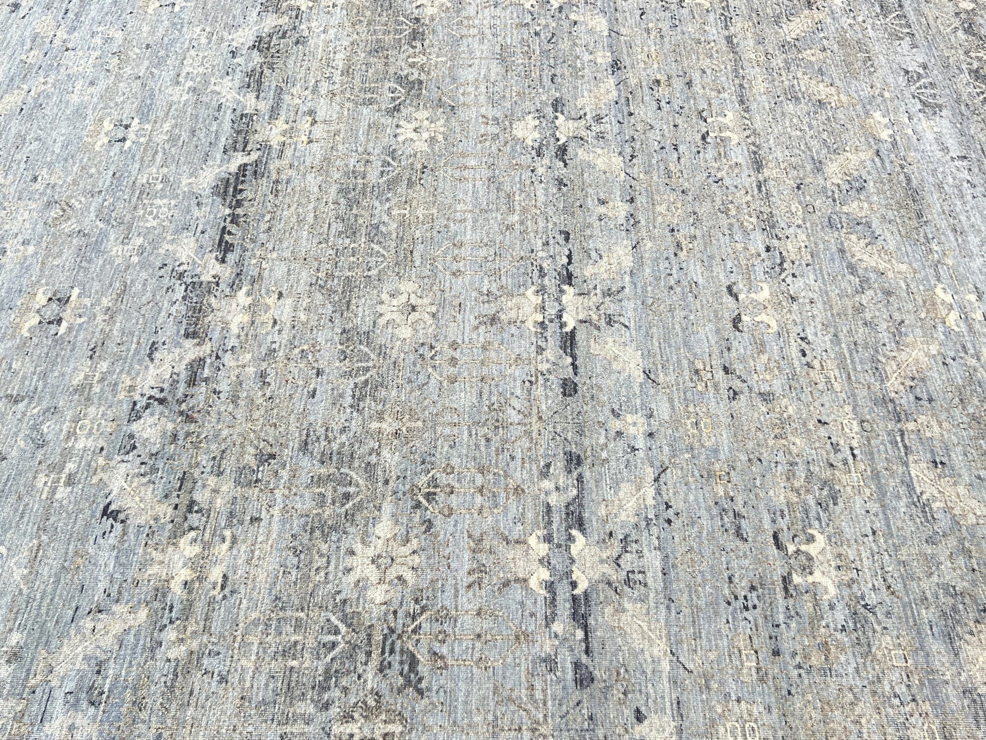 Vintage Look Oushak 9'1"x12'0" Area Rug