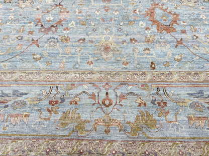 Vintage Look Oushak 10'0"x14'1" Area Rug