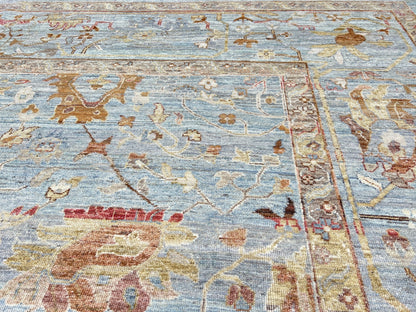 Vintage Look Oushak 10'0"x14'1" Area Rug