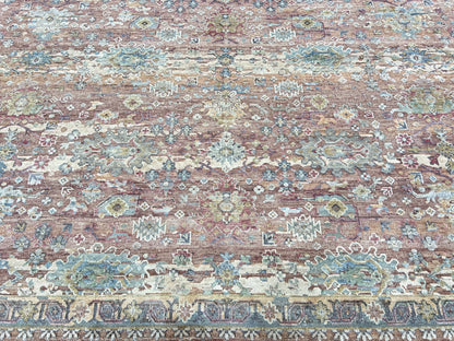 Vintage Look Oushak 10'1"x14'3" Area Rug