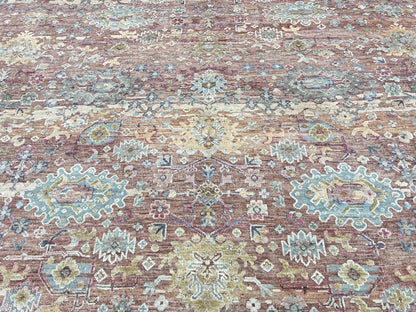 Vintage Look Oushak 10'1"x14'3" Area Rug