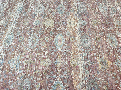 Vintage Look Oushak 10'1"x14'3" Area Rug
