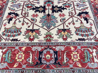 Transitional Heriz 9'2"x12'6" Area Rug