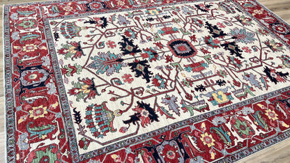 Transitional Heriz 9'2"x12'6" Area Rug