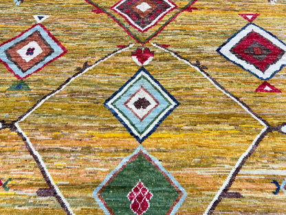 Moroccan Style 9'8"x13'7" Area Rug