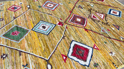 Moroccan Style 9'8"x13'7" Area Rug