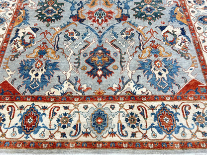 Transitional Heriz 8'10"x11'11" Area Rug