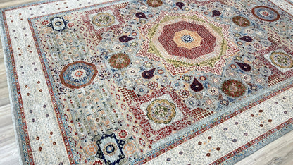 Traditional Mamluk 8'9"x11'10" Area Rug