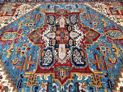 Transitional Heriz 12'1"x15'0" Area Rug
