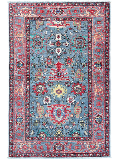 Transitional Heriz 3'5"x5'3" Area Rug