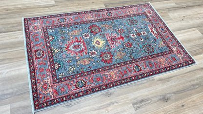 Transitional Heriz 3'5"x5'3" Area Rug