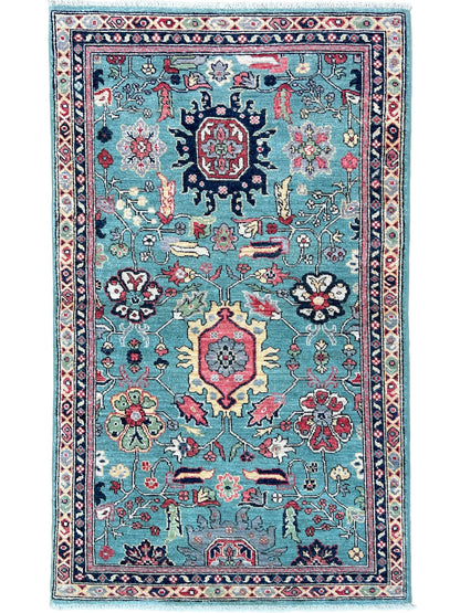 Transitional Heriz 3'2"x5'2" Area Rug