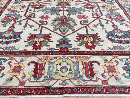Transitional Heriz 10'2"x14'4" Area Rug