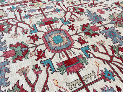 Transitional Heriz 10'2"x14'4" Area Rug