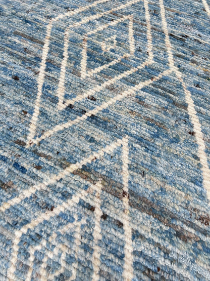 Moroccan Style Runner 3'0"x12'4" Area Rug